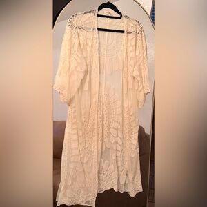 Rebellion Cream Lace Overlay